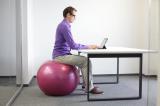 Image of a man on an exercise ball